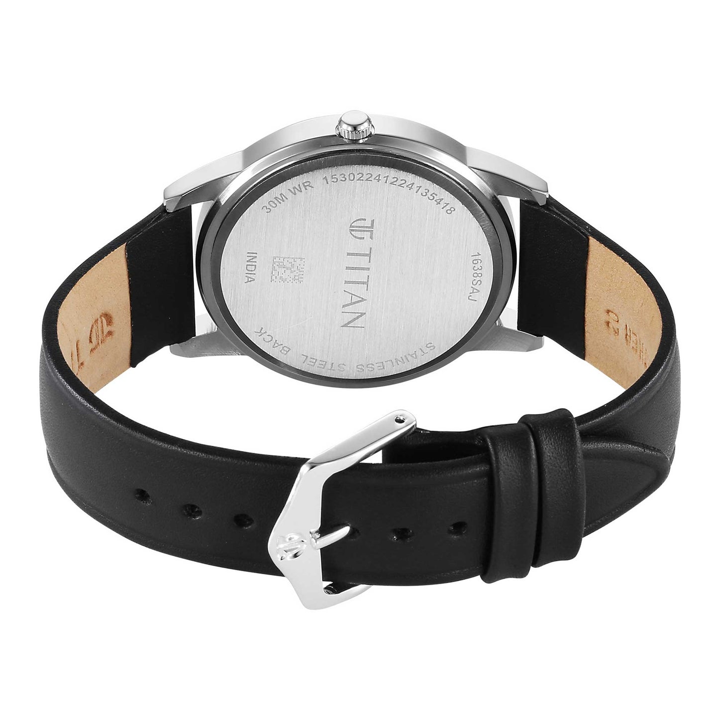 leather strap watch men's