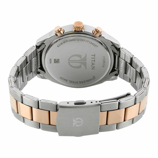 Titan Bandhan White Dial Multi Stainless Steel Strap watch for Couple