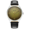 Titan Trendsetters Green Dial Analog Leather Strap Watch for Men
