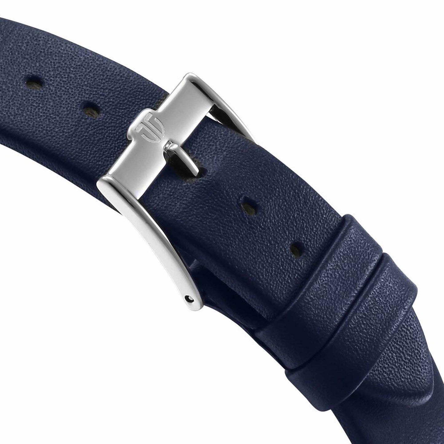 Titan Edge Murals Quartz Analog Blue Dial Blue Leather Strap Watch For Men