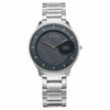 Titan Edge Murals Quartz Analog Blue Dial Stainless Watch For Men