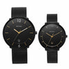 Titan Bandhan Black Dial Analog with Date Stainless Steel Strap watch for Couple