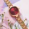 Titan Women Brass Round Shape Watches(2480WM07)