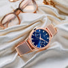 Titan Sparkle Blue Dial Analog Multi Function Watch for Women