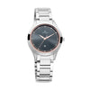 Titan Sparkle Anthracite Dial Analog with Date Stainless Steel Strap Watch for Women