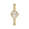 Titan Quartz Analog Champagne Dial Stainless Steel Strap Watch for Women