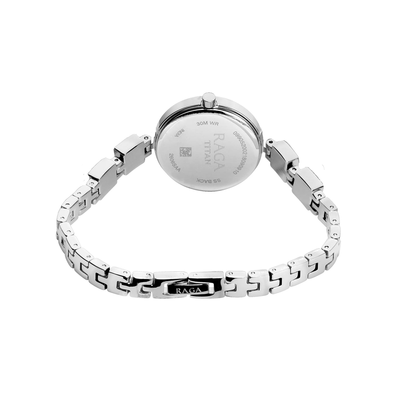 Titan Raga Viva Blue Dial Analog with Date Metal Strap watch for Women