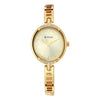 Titan Quartz Analog Golden Dial Metal Strap Watch for Women