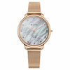 Titan Edge Metal Ladies Allure Quartz Analog Rich Mother Of Pearl Dial Stainless Steel Strap Watch For Women
