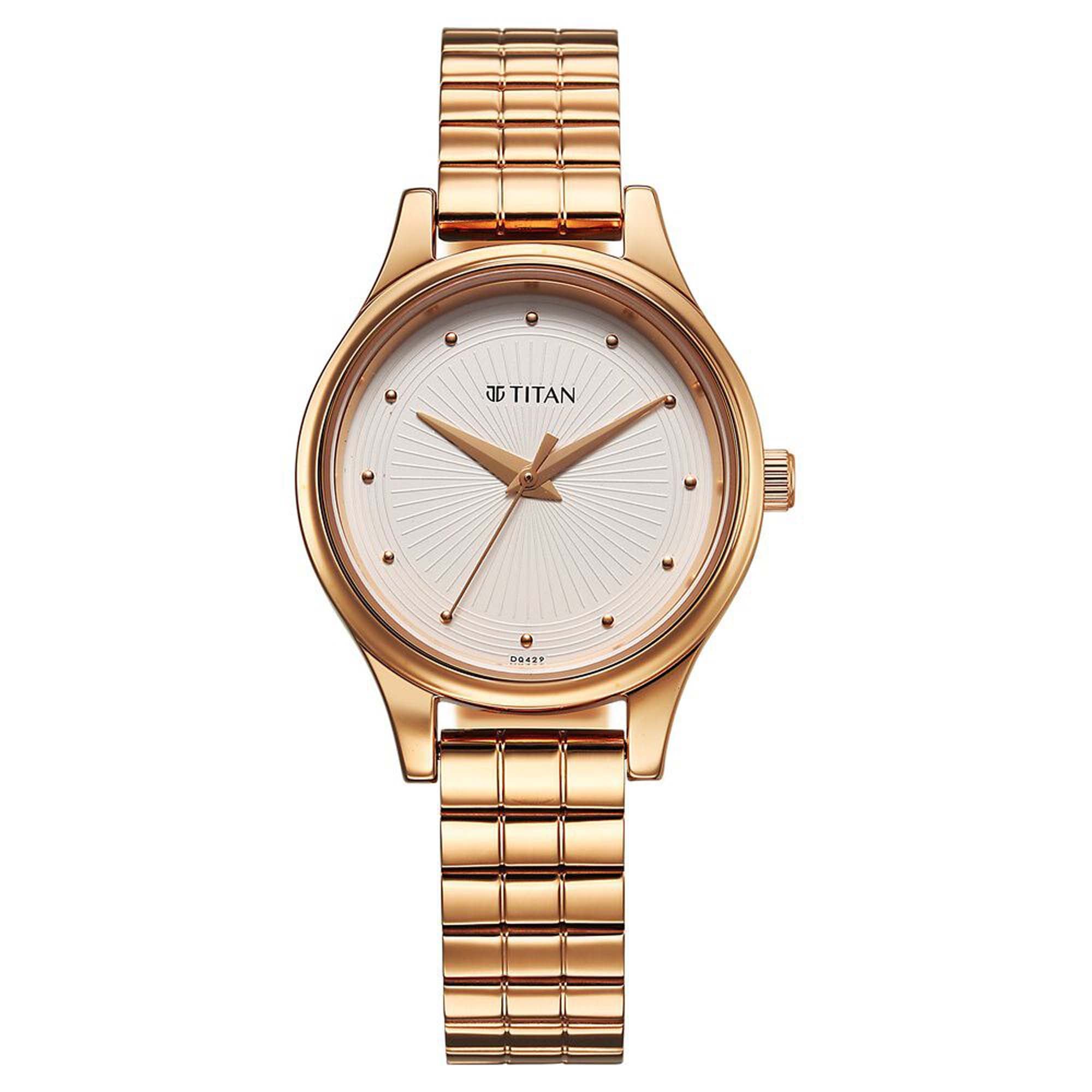 gold rose watch for women