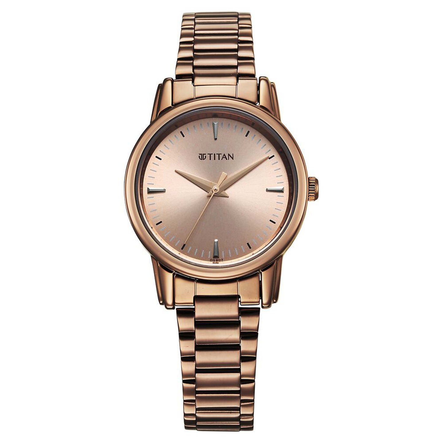 Brown dial wrist watch for women