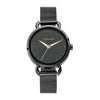 Fastrack Animal Print Quartz Analog Black Dial Stainless Steel Strap Watch for Girls
