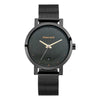 Fastrack Animal Print Quartz Analog with Date Black Dial Stainless Steel Strap Watch for Girls