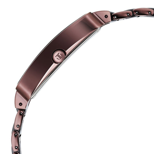 Titan Regalia Shaped Ceramic Quartz Analog with Date Black Dial Steel & Ceramic Strap Watch For Men