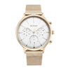 Titan Light Leathers Silver Dial Multi Stainless Steel Strap Watch for Men