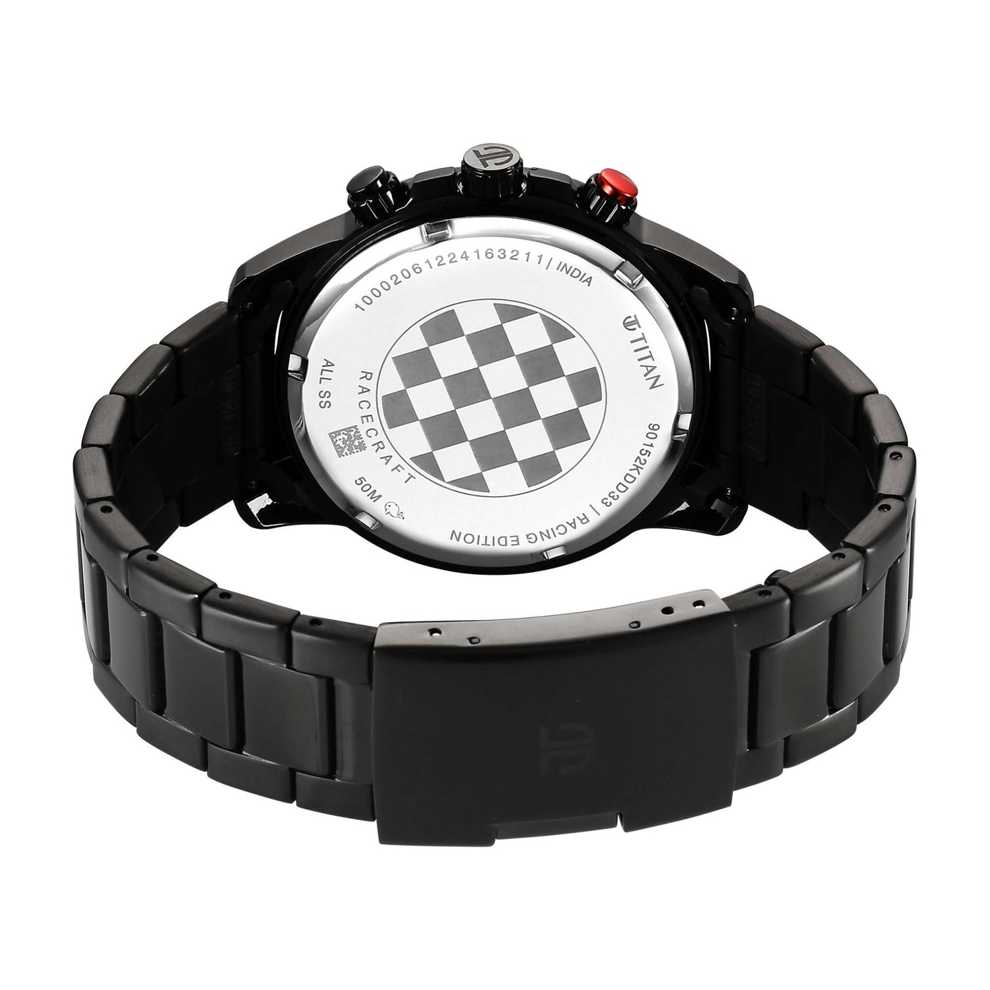 Titan Men Stainless Steel Round Shape Watches(90152KM01)