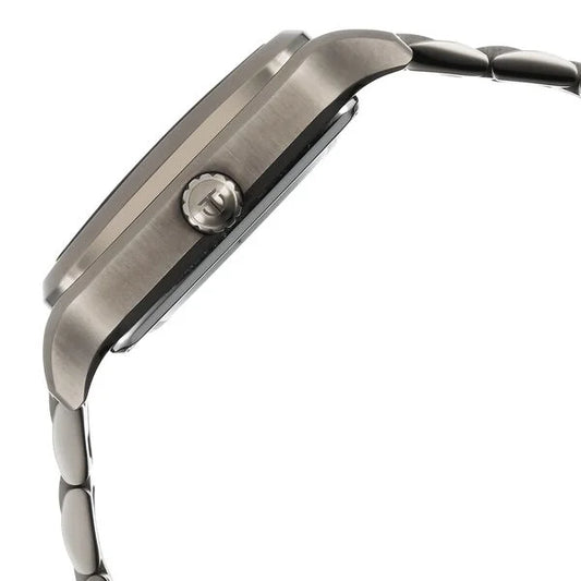 Titan Shaped Automatics Anthracite Dial Grey Stainless Steel Strap watch for Men