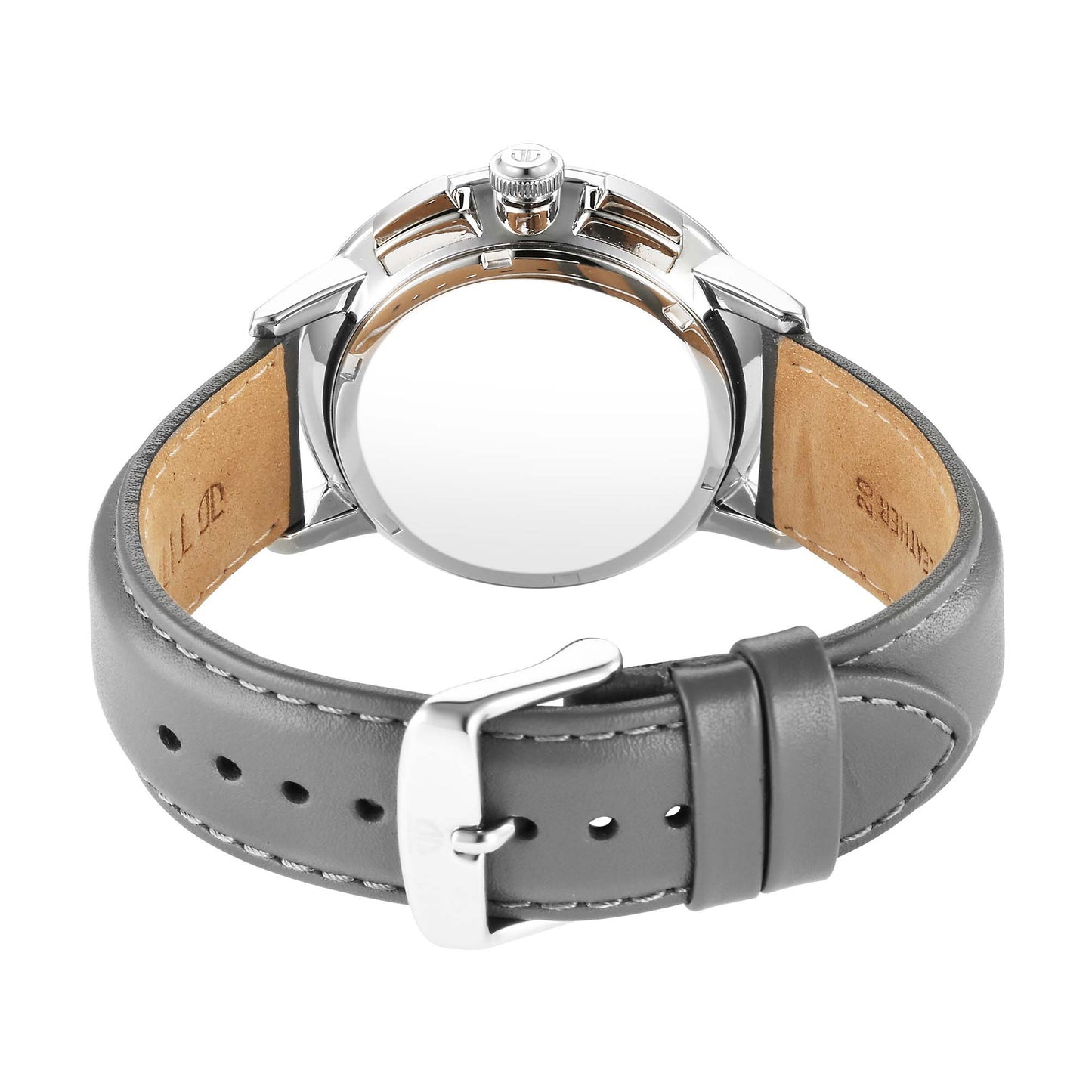 Titan Light leathers Multifunction Silver Dial Leather Strap Watch For Men (90200SL01)