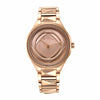 Titan Purple Glitz Rose Gold Dial Analog Stainless Steel Strap Watch for Women