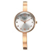 Titan Raga Showstopper Quartz Analog Silver Dial Rose Gold Metal Strap Watch For Women