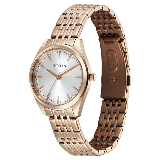 ladies watch golden color