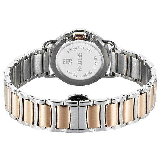 women's gold silver watch
