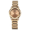Titan Workmode Quartz Analog Rose Gold Dial Stainless Steel Strap Watch For Women