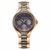 Titan Glamour Quartz Multifunction Grey Dial Two Toned Steel & Ceramic Strap Watch For Women