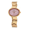 Titan Raga Glimmers Pink Shaped Dial Brass Strap Watch For Women