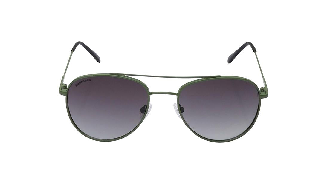 Green Aviator Rimmed Sunglasses From Fastrack