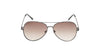Brown Pilot Rimmed Sunglasses (M258BR5V)
