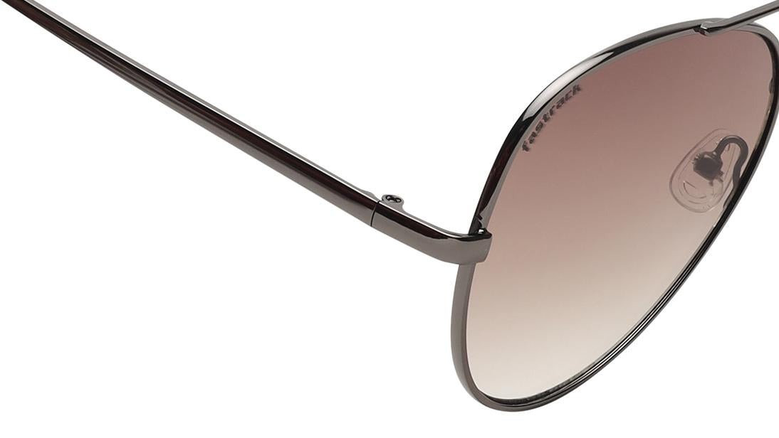 Brown Pilot Rimmed Sunglasses (M258BR5V)