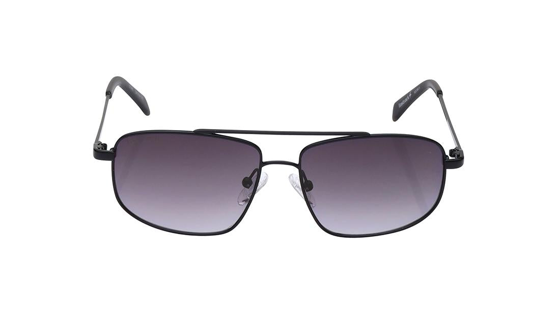 Black Rectangle Rimmed Sunglasses(M262BK1V)