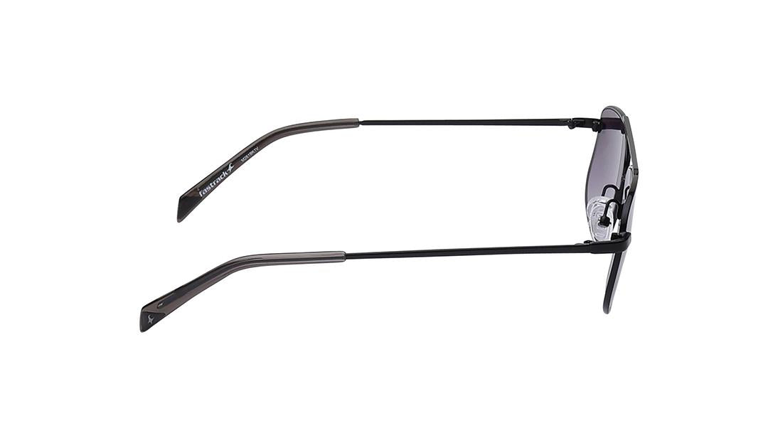 Black Rectangle Rimmed Sunglasses(M262BK1V)