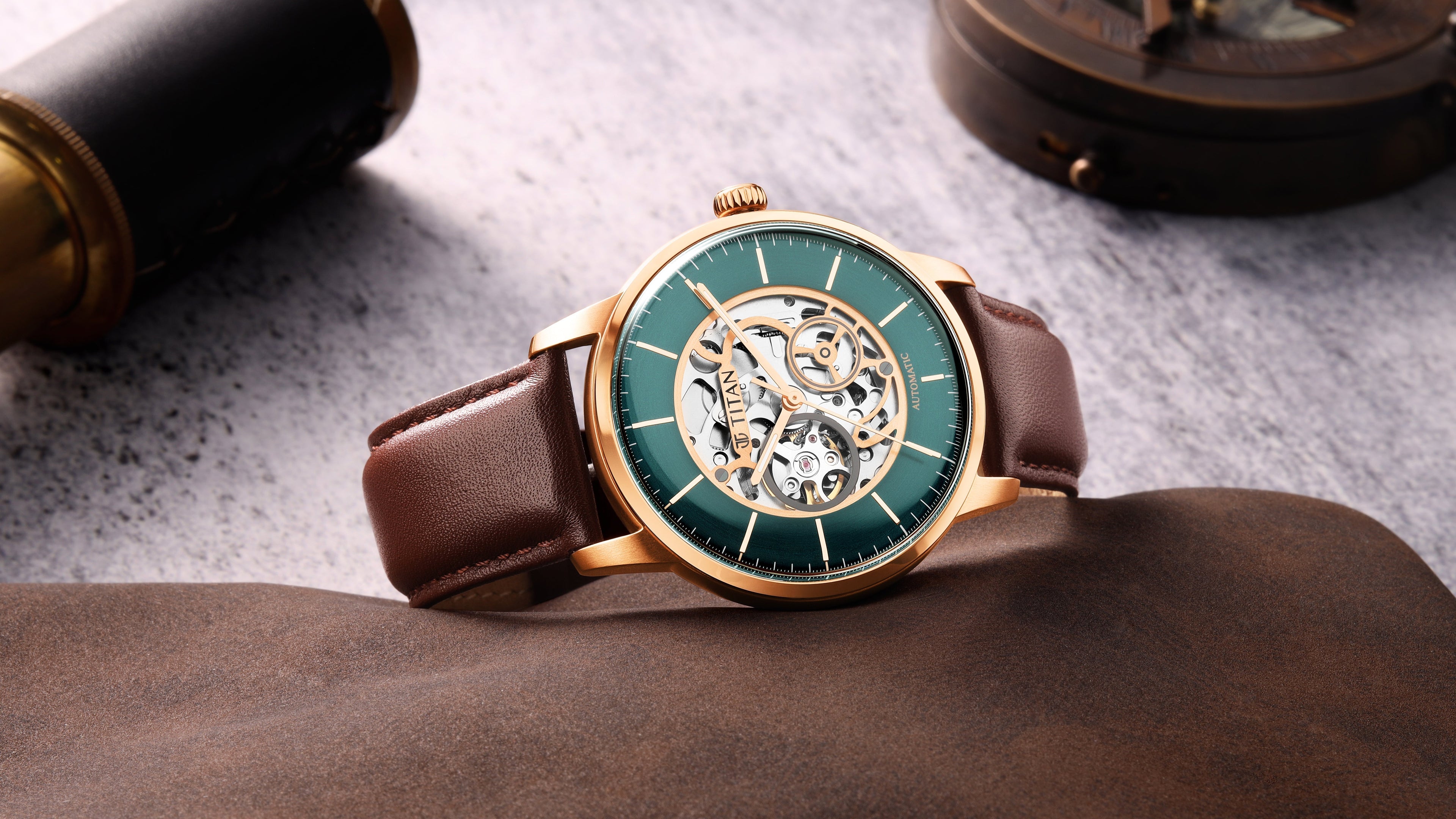 Titan Automatic Skeletal Watch 
