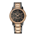 Titan Royale Quartz Multifunction Marble Dial Dual-Tone Stainless Steel Strap Watch for Men