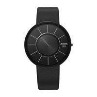 Titan Edge Black Dial Leather Strap Analog Watch for Men