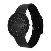 Titan Edge Black Dial Leather Strap Analog Watch for Men