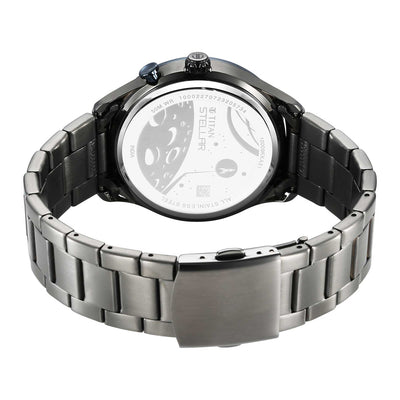 Titan Stellar Blue Dial Multifunctional Analog Watch