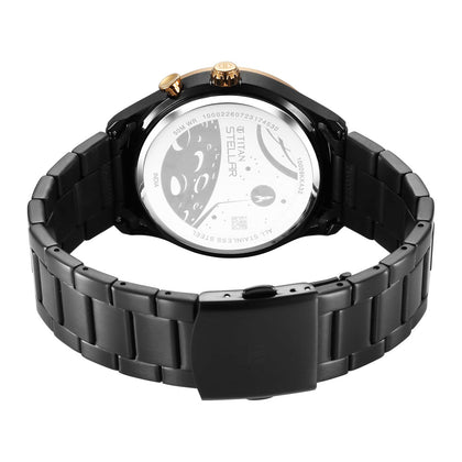 Titan Stellar Brown Dial Multifunctional Analog Watch
