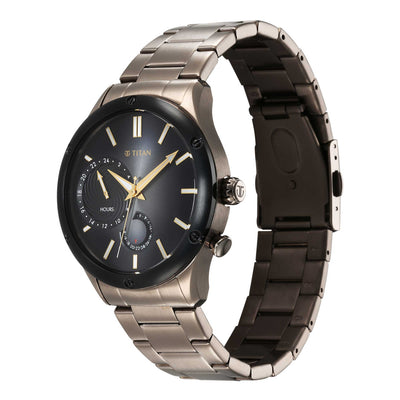 Titan Stellar Brown Dial Multifunctional Analog Watch