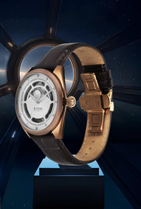 Titan Stellar Cupola Sun Moon Disc Automatic Watch