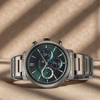 Titan Stellar Green Dial Multifunctional Analog Watch