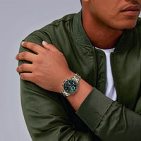 Titan Stellar Green Dial Multifunctional Analog Watch