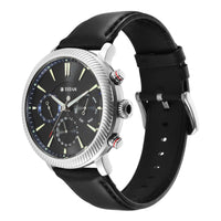 Titan Stellar Black Dial Multifunctional Analog Watch