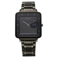 Titan Edge Quad Quartz Analog Blue Dial With Grey Stainless Steel Strap Watch For Men