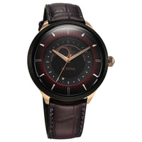 Titan Stellar Caleum Sun Moon Disc Red Dial Analog Watch
