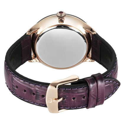 Titan Stellar Caleum Sun Moon Disc Red Dial Analog Watch