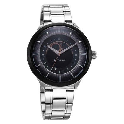 Titan Luna Sun Moon Phase in Frost Grey - Stellar Edition