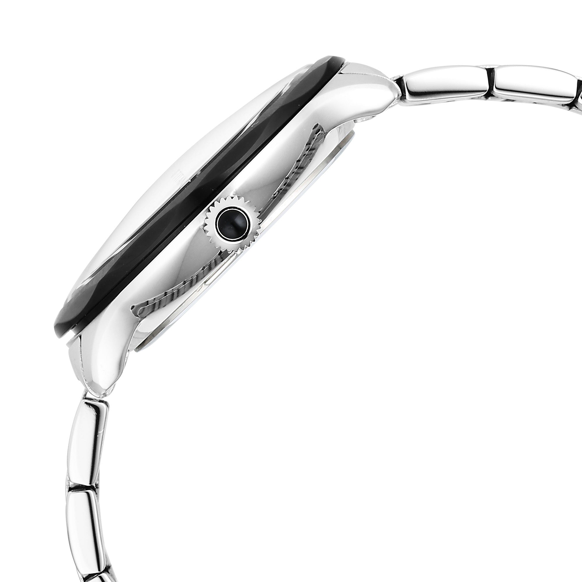 Titan Stellar Analog with Sun Moon Phase and Blue Dial Silver Stainless Steel Strap Watch for Men